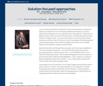 Solutionsdoc.co.uk(Solution-focused approaches) Screenshot