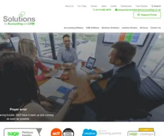 Solutionsforaccounting.co.uk(Solutions for Accounting) Screenshot