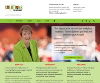 Solutionsforresilience.com(Patricia Morgan) Screenshot