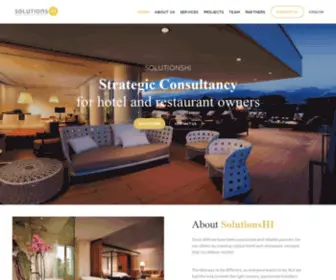 Solutionshi.com(Hotel Industry Strategies) Screenshot