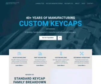 Solutionsinplastic.com(Custom Keycap Manufacturing) Screenshot