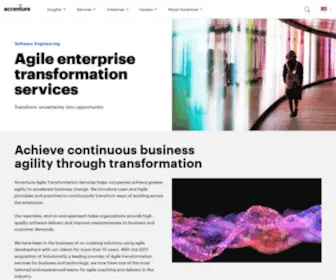 Solutionsiq.com(Agile Transformation Services for Business Agility) Screenshot