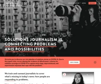 Solutionsjournalism.org(Solutions Journalism Network) Screenshot