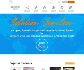 Solutionsjunction.com(Finding Solutions to Problems) Screenshot