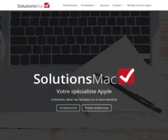 Solutionsmac.ch(SolutionsMac, votre spécialiste Apple) Screenshot