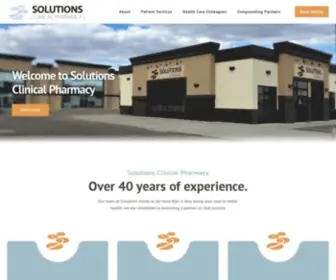 Solutionspharmacy.ca(Medicine Hat's Pharmacy for Better Health) Screenshot