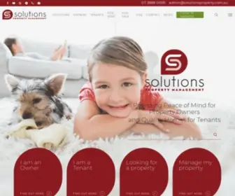 Solutionsproperty.com.au(Every Solution for your investment property . Solutions Property Management) Screenshot