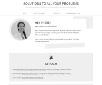 Solutionstoallyourproblems.com(Solutions To All Your Problems Home) Screenshot