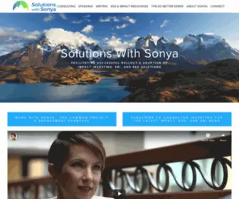 Solutionswithsonya.com(Solutions With Sonya) Screenshot