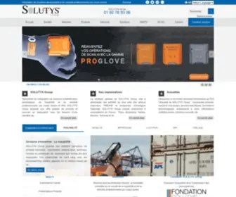 Solutys.com(SOLUTYS Group) Screenshot