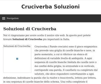 Soluzionicruciverba.com(Soluzioni di Cruciverba) Screenshot