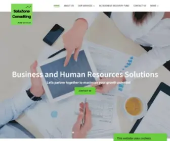 Soluzoneconsulting.com(Business Consulting) Screenshot