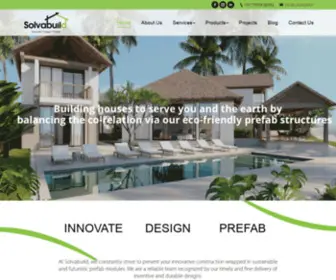 Solvabuild.com(Best Modular Homes & Prefabricated Structures in Delhi) Screenshot