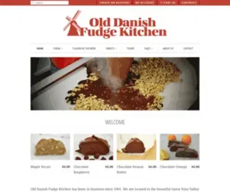 Solvangfudge.com(Old Danish Fudge Kitchen) Screenshot