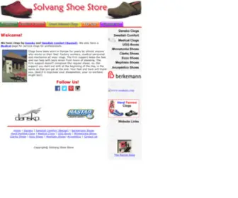 Solvangshoe.com(Solvang Shoe Store) Screenshot