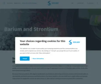 Solvay-Bariumstrontium.com(Barium and Strontium) Screenshot