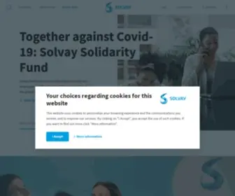 Solvay.com(A Pioneering Chemical Company) Screenshot