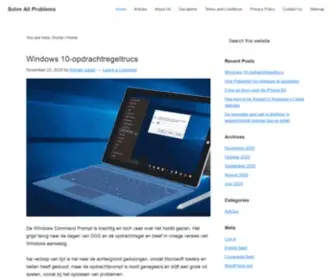 Solve-ALL-Problems.info(Once you have found this site) Screenshot
