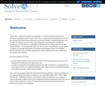 Solve-RD.eu(Solving the Unsolved Rare Diseases) Screenshot