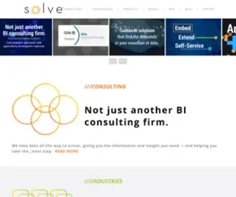 Solve100.com(Unlock the true potential of stored data with a business intelligence (BI)) Screenshot
