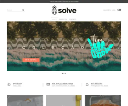 Solvebrazil.com.br(Loja online de Solve Brazil) Screenshot
