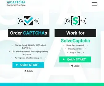 Solvecaptcha.com(Дешевый) Screenshot