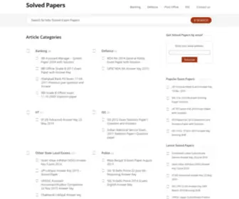 Solvedpaper.in(Solved papers) Screenshot