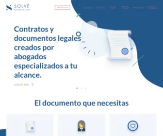 Solvelegal.mx(Inicio) Screenshot