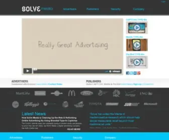 Solvemedia.com(Engagement Advertising Technology) Screenshot
