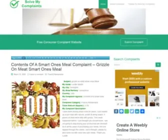 Solvemycomplaints.com(Solve My complaints) Screenshot