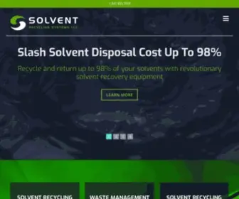 Solventrs.com(Solvent Recycling Systems) Screenshot