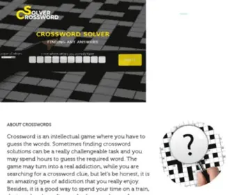 Solver-Crossword.com(Solver Crossword) Screenshot