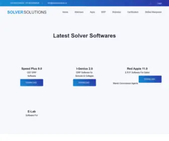 Solversolutions.in(Solver Solutions) Screenshot