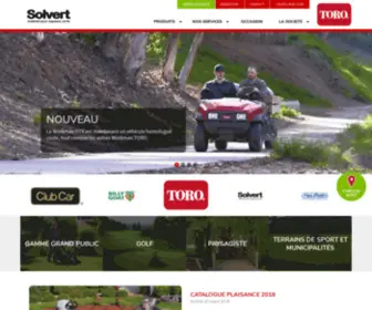 Solvert.com(Solvert, matériels pour espaces verts) Screenshot