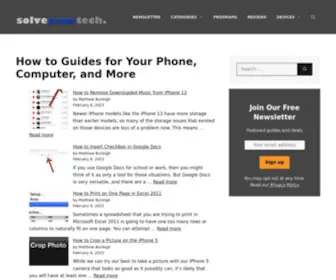 Solveyourtech.com(How to Guides for Your Phone) Screenshot