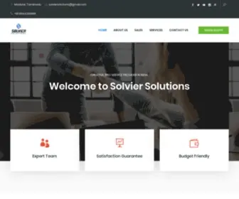 Solviersolutions.com(Solvier Solution) Screenshot