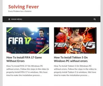 Solvingfever.com(Solving Fever) Screenshot