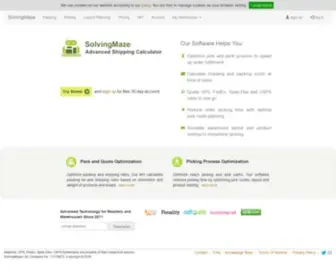 Solvingmaze.com(SolvingMaze Advanced Shipping Calculator) Screenshot