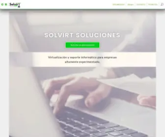 Solvirt.es(Mantenimiento informático en Sevilla para Empresas) Screenshot