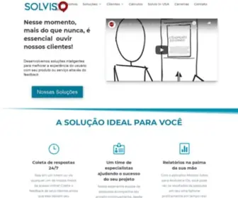 Solvis.com.br(Soluções em pesquisas de satisfação multicanal) Screenshot