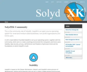 SolydXk.com(This is the community site of SolydXK. SolydXK) Screenshot