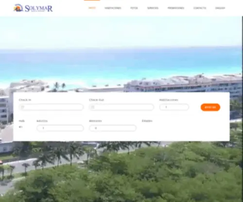 Solymarcancun.com(Solymar) Screenshot