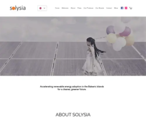 Solysia.com(Renewable Solar Panel Energy in Mallorca) Screenshot