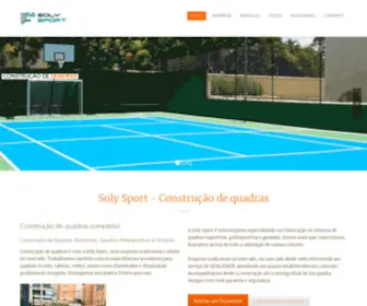 Solysport.com.br(Construção de Quadras Esportivas e Poliesportivas) Screenshot