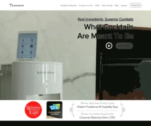 Somabarkickstarter.com(Somabar for Home) Screenshot