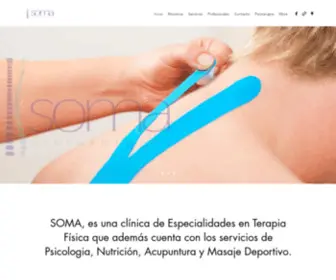 Somacr.com(Fisioterapia Soma) Screenshot