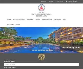 Somadeviangkor.com(Hotel Somadevi Angkor Resort & Spa) Screenshot