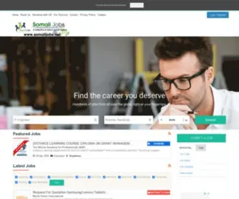 Somaliajobs.net(Somali Jobs Inc) Screenshot