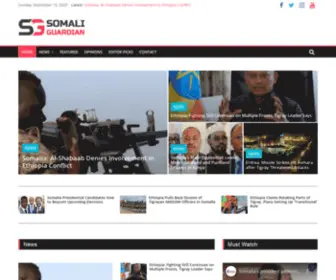 Somaliguardian.com(Somali Guardian) Screenshot