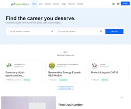 Somalijobs.net(Somali Jobs) Screenshot